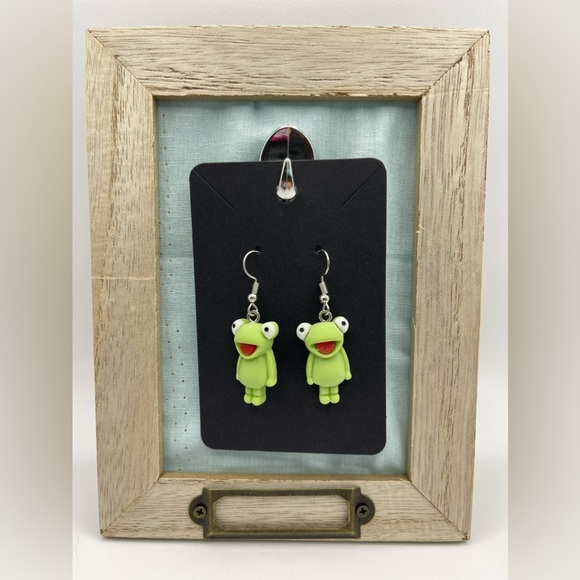3 for $20 Happy Frog Acrylic Dangle Earrings “You Pick 3” - Picture 1 of 8
